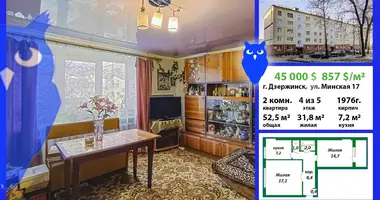 Apartamento 2 habitaciones en Dzyarzhynsk, Bielorrusia