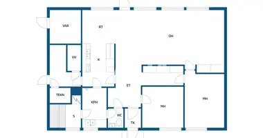 Дом 3 комнаты в Кемиярви, Финляндия