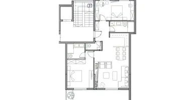 Apartamento 2 habitaciones en Becici, Montenegro