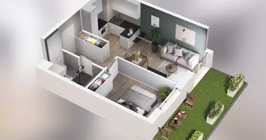 Apartamento 2 habitaciones en Poznan, Polonia