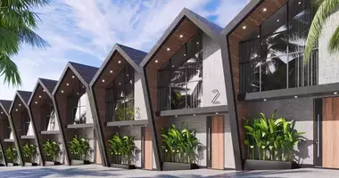 Adosado Adosado 3 habitaciones con Balcón, con Amueblado, con Aire acondicionado en Canggu, Indonesia