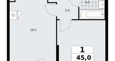 Apartamento 1 habitación en poselenie Sosenskoe, Rusia