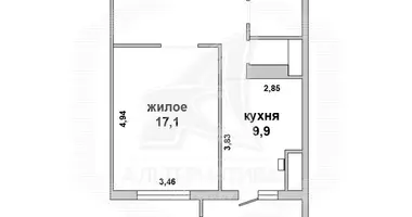 Apartamento 1 habitación en Brest, Bielorrusia