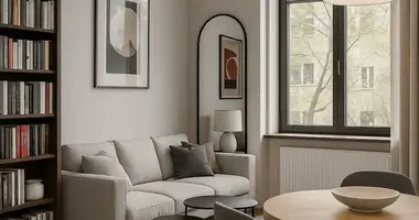 Apartamento 1 habitación en Varsovia, Polonia