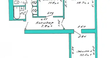 Wohnung 3 zimmer in Minsk, Weißrussland