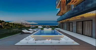 Villa 7 rooms with parking, with Elevator, with Sea view in Alanya, Turkey