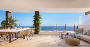 Penthouse 3 chambres avec Climatiseur, avec Vue sur la mer, avec parkovka dans Benalmadena, Espagne