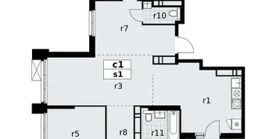 Apartamento 5 habitaciones en poselenie Sosenskoe, Rusia