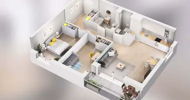 Apartamento 3 habitaciones en Poznan, Polonia