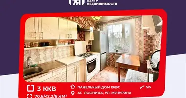 Apartamento 3 habitaciones en Losnica, Bielorrusia