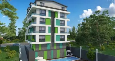 Apartamento 1 habitacion con la piscina, con Gartennutzung, con kabel sat tv en Mahmutlar, Turquía