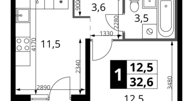 Appartement 1 chambre dans Leninsky District, Fédération de Russie