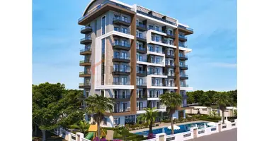 Mieszkanie 1 pokój z balkon, z klimatyzacja, z widok na morze w Konakli, Turcja
