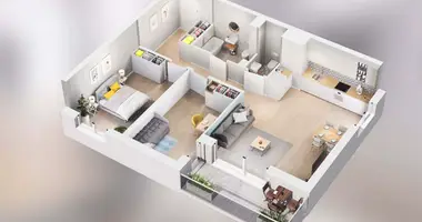 Apartamento 3 habitaciones en Poznan, Polonia