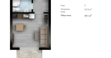 Estudio 1 habitación en Byala, Bulgaria