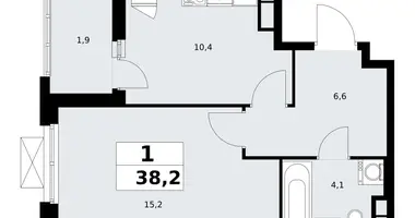 Appartement 1 chambre dans poselenie Sosenskoe, Fédération de Russie