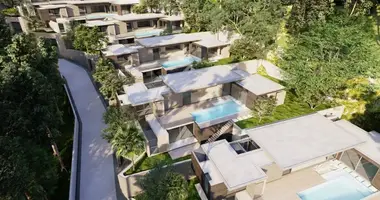 Villa 4 chambres avec Fenêtres double vitrage, avec Meublesd, avec Climatiseur dans Phuket, Thaïlande