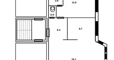 Appartement 2 chambres dans Riga, Lettonie