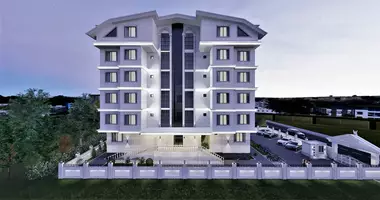 Apartamento 1 habitacion con terraza, con área protegida, con basseyn en Gazipasa, Turquía