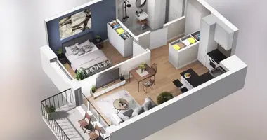 Apartamento 2 habitaciones en Poznan, Polonia