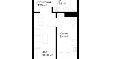 Квартира 1 комната в Шайхантаурский район, Узбекистан