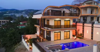 Villa 6 chambres avec parkovka parking, avec Ascenseur, avec Vue sur la mer dans Alanya, Turquie