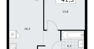 Wohnung 1 zimmer in Troizk, Russland