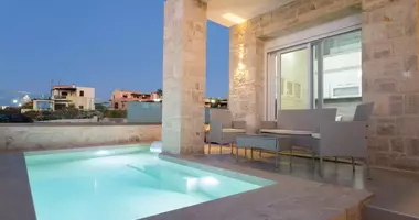Reihenhaus 3 Zimmer mit Meerblick, mit Schwimmbad in Angeliana, Griechenland