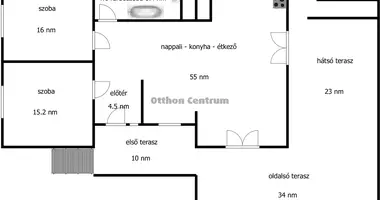 3 room house in Kekcse, Hungary