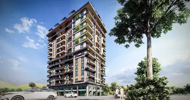 Penthouse 4 pokoi z balkon, z klimatyzacja, z widok na morze w Mahmutlar, Turcja