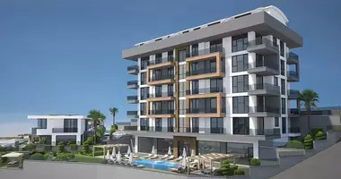 Penthouse 3 bedrooms with Balcony, with Air conditioner, with Sea view in Mahmutlar, Turkey