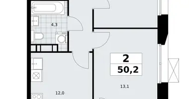 Appartement 2 chambres dans poselenie Sosenskoe, Fédération de Russie