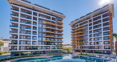 Penthouse 3 pokoi z Balkon, z Klimatyzator, z Widok na morze w Avsallar, Turcja