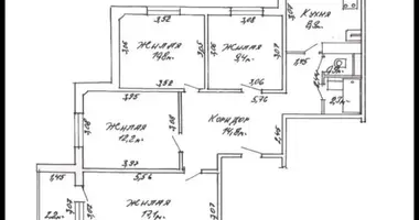 Appartement 3 chambres dans Minsk, Biélorussie