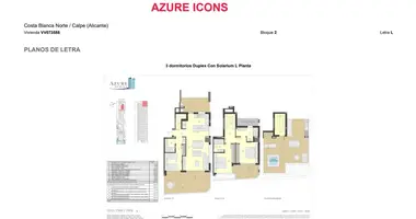 Apartamento 4 habitaciones en Calpe, Španjolska