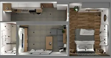 Apartamento 2 habitaciones en Municipality of Thessaloniki, Grecia