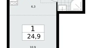 Appartement 1 chambre dans poselenie Sosenskoe, Fédération de Russie