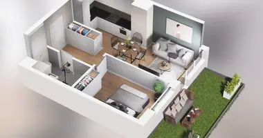 Apartamento 2 habitaciones en Poznan, Polonia