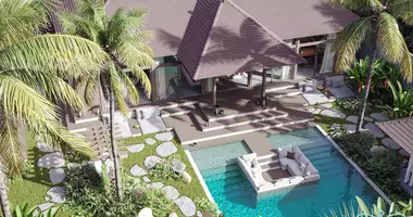Вилла 5 комнат  с мебелью, с террасой, с бассейном в Бали, Индонезия