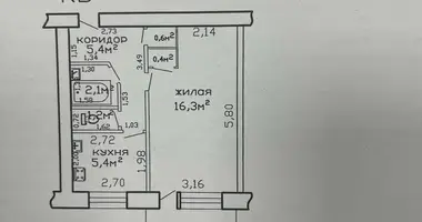 Wohnung 1 zimmer in Homel, Weißrussland