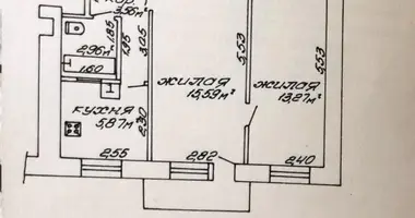 Apartamento 2 habitaciones en Gómel, Bielorrusia