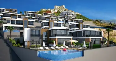 Villa 3 bedrooms with Sea view, with Swimming pool, with Garage in Kargicak, Turkey