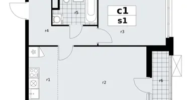 Apartamento 2 habitaciones en poselenie Sosenskoe, Rusia