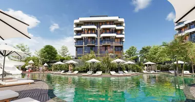 Apartamento 2 habitaciones con vista al mar, con la piscina, con sauna en Mahmutlar, Turquía