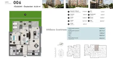 Mieszkanie 3 pokoi w Budapeszt, Węgry