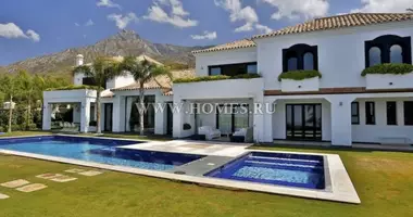 Villa 5 bedrooms with Furnitured, with Air conditioner, with Sea view in Marbella, Spain