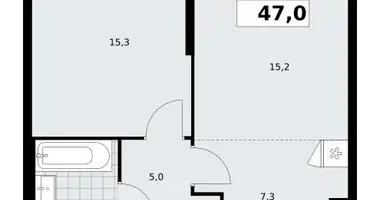 Mieszkanie 2 pokoi w poselenie Sosenskoe, Rosja