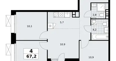 Appartement 4 chambres dans poselenie Sosenskoe, Fédération de Russie