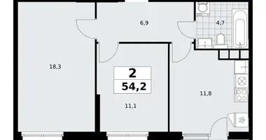 Appartement 2 chambres dans South-Western Administrative Okrug, Fédération de Russie