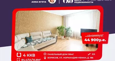 4 room apartment in Barysaw, Belarus